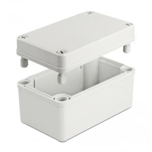 DELOCK ηλεκτρολογικό κυτίο 60399, αδιάβροχο IP65, 130x80x70mm, γκρι | Εργαλεία | elabstore.gr