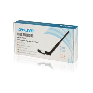 R-LIVE 150Mbps Usb Adapter w/Antenna WU-730AN | Δικτυακά & Smart Home | elabstore.gr