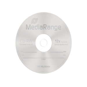 MR235 MediaRange CD-RW 80min 12x cakebox of 10pcs | CD/DVD | elabstore.gr