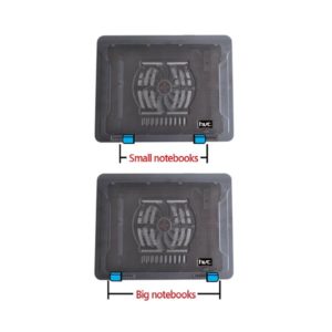 Cooling Fan HZT2208 For Notebook 16" μαύρο | eLabstore.gr Cooling Fan HZT2208 For Notebook 16