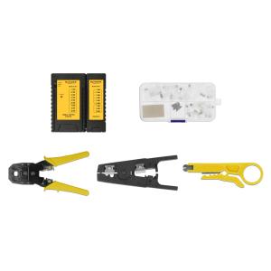 DELOCK σετ εργαλείων δικτύου 86696, για καλώδια RJ45 & RJ11 | Εργαλεία | elabstore.gr