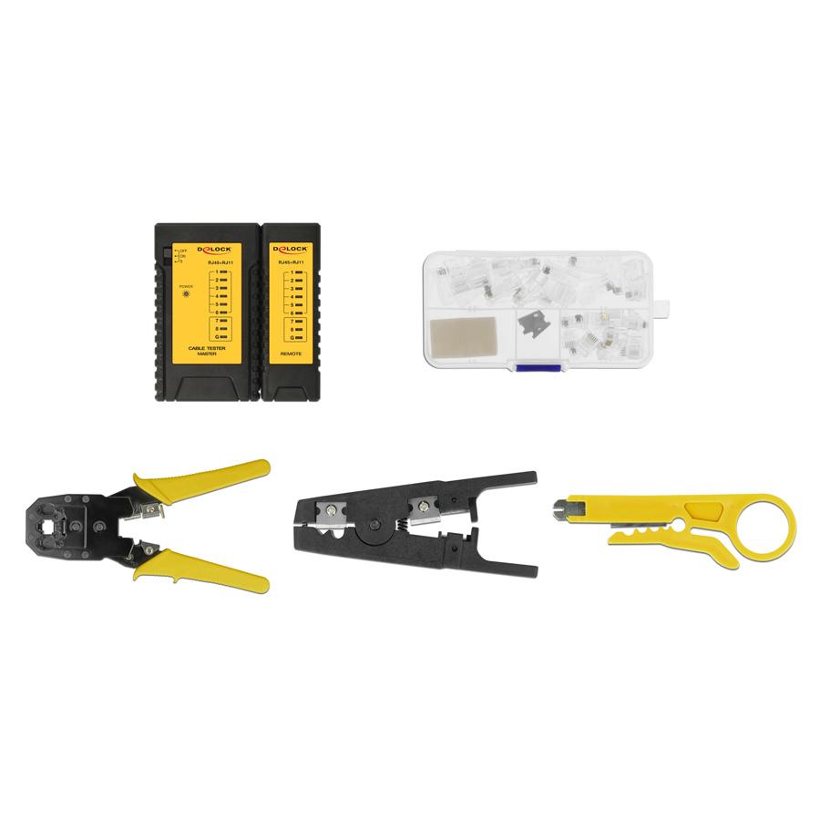 DELOCK σετ εργαλείων δικτύου 86696, για καλώδια RJ45 & RJ11 | eLabstore.gr DELOCK σετ εργαλείων δικτύου 86696, για καλώδια RJ45 & RJ11 | Εργαλεία | elabstore.gr