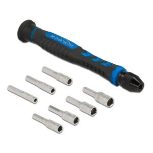 DELOCK σετ κατσαβιδιών 90551, hexagonal 2.5 - 5.5mm, 8τμχ | Εργαλεία | elabstore.gr