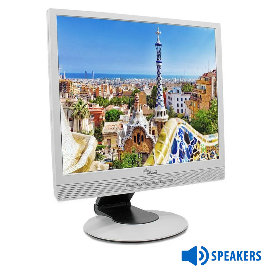 Used Monitor P20-x TFT/ Fujitsu/ 20"/ 1600x1200/ White/ w/ Speakers/ D-SUB & DVI-D | eLabstore.gr Used Monitor P20-x TFT/Fujitsu/20"/1600x1200/White/w/Speakers/D-SUB & DVI-D | Refurbished | elabstore.gr