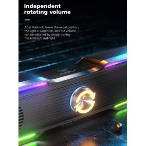 AULA gaming soundbar N-169B, 2x 3W, RGB, USB/3.5mm, μαύρο | Εικόνα & Ήχος | elabstore.gr