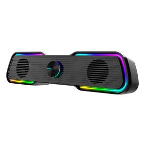 AULA gaming soundbar N-169B, 2x 3W, RGB, USB/3.5mm, μαύρο | Εικόνα & Ήχος | elabstore.gr
