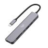 AULA docking station UC-902, 2x USB, HDMI, USB Type-C + PD, TF/SD, γκρι | Συνοδευτικά PC | elabstore.gr