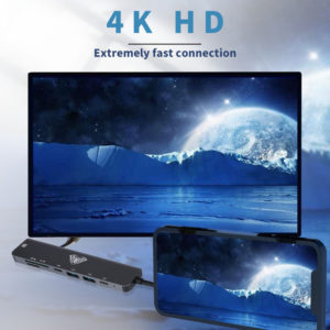 AULA docking station UC-902, 2x USB, HDMI, USB Type-C + PD, TF/SD, γκρι | eLabstore.gr AULA docking station UC-902, 2x USB, HDMI, USB Type-C + PD, TF/SD, γκρι | Συνοδευτικά PC | elabstore.gr