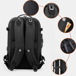 ARCTIC HUNTER τσάντα πλάτης B00382, με θήκη laptop 15.6", 33L, μαύρη | Οικιακές & Προσωπικές Συσκευές | elabstore.gr
