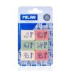 MILAN σετ γόμα 445 BMM10049MP, 31 x 24 x 10mm, 6τμχ | Αναλώσιμα - Είδη Γραφείου | elabstore.gr