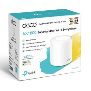 TP-LINK access point Deco X20, mesh WiFi 6, AX1800, Dual Band, Ver. 2.0 | Δικτυακά | elabstore.gr