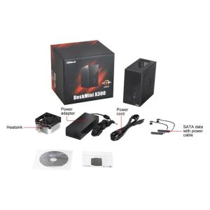 ASROCK PC Barebone DESKMINI-X300, AMD AM4, cooler 45mm, μαύρο | PC & Αναβάθμιση | elabstore.gr