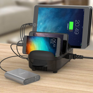 ORICO USB charging station DUK-10P, 10x USB, 120W, μαύρος | Αξεσουάρ κινητών | elabstore.gr