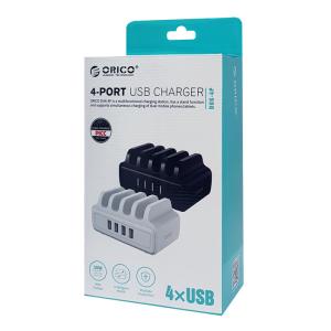 ORICO USB charging station DUK-4P, 4x USB, 30W, μαύρος | Αξεσουάρ κινητών | elabstore.gr