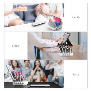 ORICO USB charging station DUK-5P, 5x USB, 40W, μαύρος | Αξεσουάρ κινητών | elabstore.gr