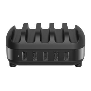 ORICO USB charging station DUK-5P, 5x USB, 40W, μαύρος | Αξεσουάρ κινητών | elabstore.gr