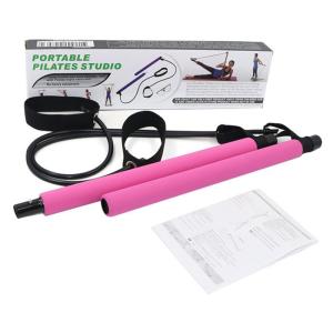 Φορητή μπάρα για ασκήσεις Pilates/Yoga GYM-0021, 91cm, ροζ | Οικιακές & Προσωπικές Συσκευές | elabstore.gr