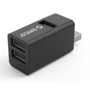 ORICO mini USB Hub MINI-U32, 1x USB 3.0, 2x USB 2.0, μαύρο | Συνοδευτικά PC | elabstore.gr