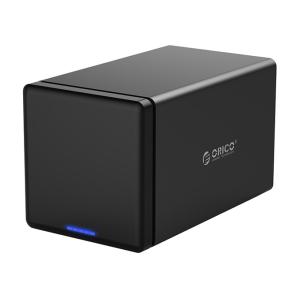 ORICO εξωτερική θήκη για 4x 3.5" HDD NS400RU3 USB3.0, 5Gbps, 64TB, μαύρη | Συνοδευτικά PC | elabstore.gr