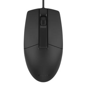 A4TECH ενσύρματο ποντίκι OP-330, 1200DPI, 3 πλήκτρα, μαύρο | Συνοδευτικά PC | elabstore.gr