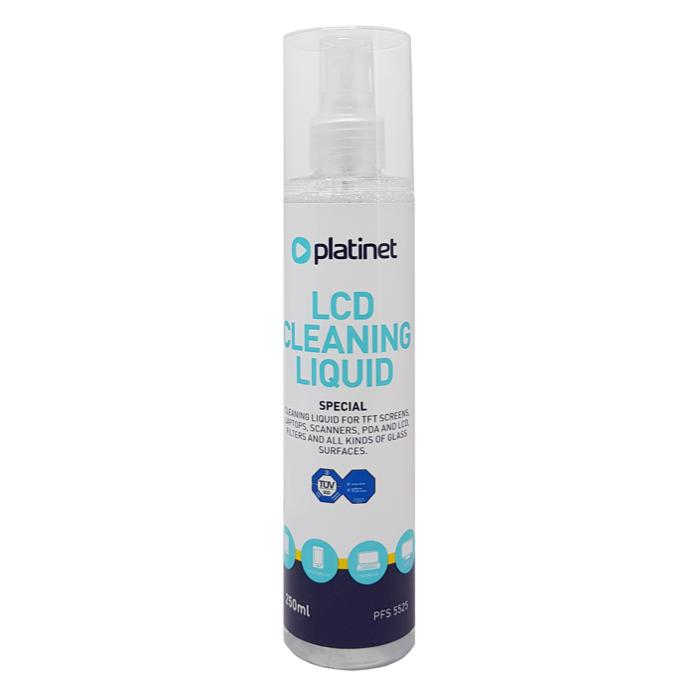 PLATINET υγρό καθαρισμού PFS5525 για οθόνες LCD, 250ml | eLabstore.gr PLATINET υγρό καθαρισμού PFS5525 για οθόνες LCD, 250ml | Αναλώσιμα - Είδη Γραφείου | elabstore.gr