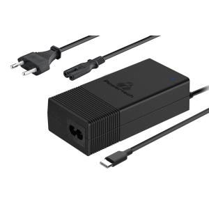 POWERTECH φορτιστής laptop PT-975, USB Type-C PD, universal, 65W, μαύρος | Αξεσουάρ για Laptop | elabstore.gr