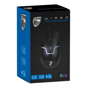 ROAR ενσύρματο gaming ποντίκι RR-0006, oπτικό, 1600DPI, 4 πλήκτρα, μαύρο | Συνοδευτικά PC | elabstore.gr