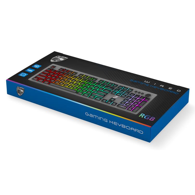 ROAR gaming πληκτρολόγιο RR-0007, ενσύρματο, RGB, αθόρυβα πλήκτρα, ασημί | eLabstore.gr ROAR gaming πληκτρολόγιο RR-0007, ενσύρματο, RGB, αθόρυβα πλήκτρα, ασημί | Συνοδευτικά PC | elabstore.gr