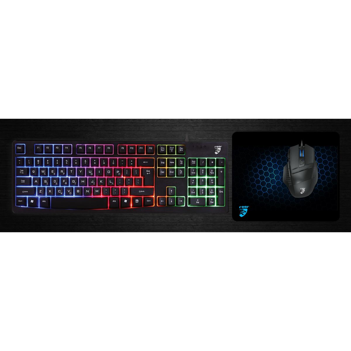 ROAR gaming mouse pad RR-0008, 30 x 25cm, μαύρο | eLabstore.gr ROAR gaming mouse pad RR-0008, 30 x 25cm, μαύρο | Συνοδευτικά PC | elabstore.gr