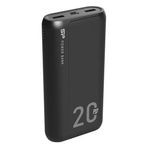 SILICON POWER power bank QS15, 20000mAh, 2x USB & USB Type-C, 3A, μαύρο | Αξεσουάρ κινητών | elabstore.gr