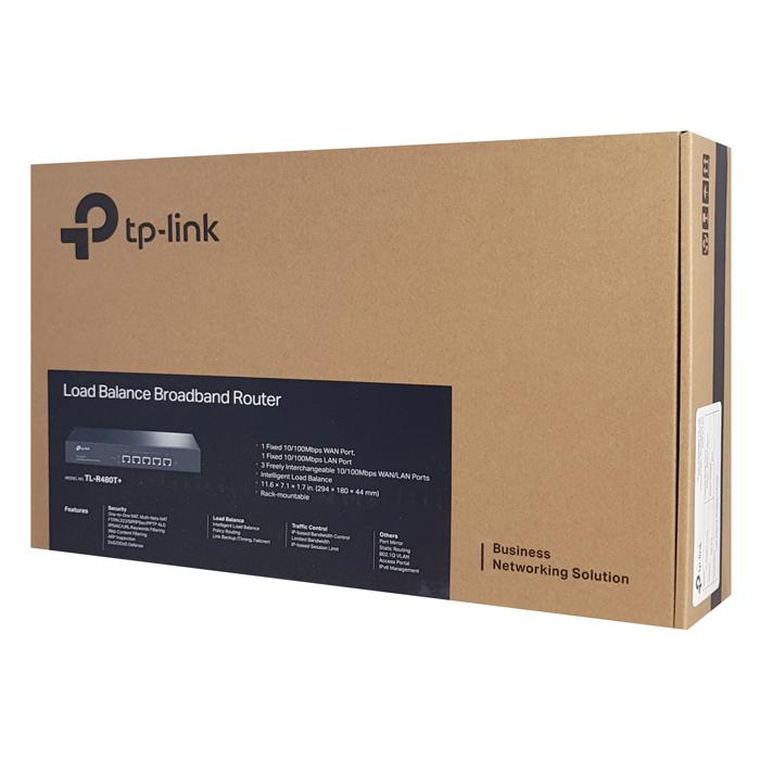 TP-LINK load balance broadband router TL-R480T+, 5x Ethernet port, Ver 9 | eLabstore.gr TP-LINK load balance broadband router TL-R480T+, 5x Ethernet port, Ver 9 | Δικτυακά | elabstore.gr