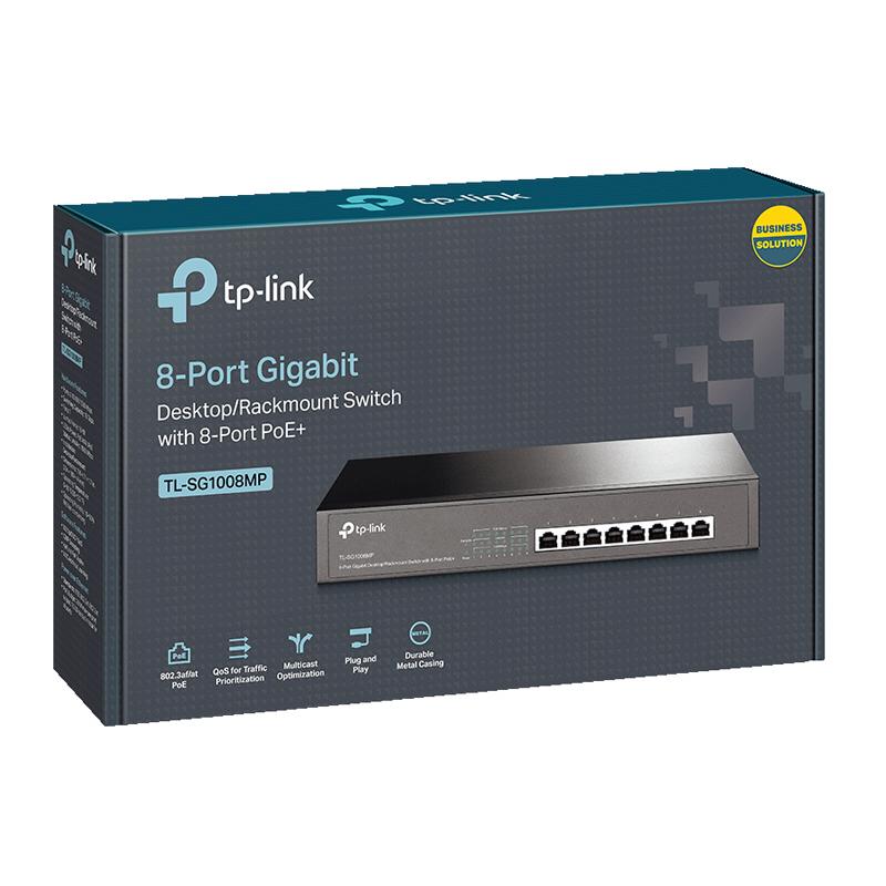 TP-LINK desktop/rackmount switch TL-SG1008MP, 8-Port PoE+, Ver. 2.0 | eLabstore.gr TP-LINK desktop/rackmount switch TL-SG1008MP, 8-Port PoE+, Ver. 2.0 | Δικτυακά | elabstore.gr