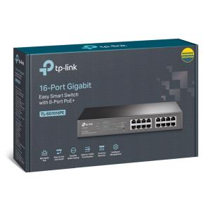 TP-LINK easy smart switch TL-SG1016PE, 16-Port Gigabit, PoE+, Ver. 3.0 | eLabstore.gr TP-LINK easy smart switch TL-SG1016PE, 16-Port Gigabit, PoE+, Ver. 3.0 | Δικτυακά | elabstore.gr