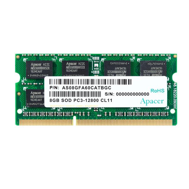 Memory 8GB 1600MHz CL11 DDR3 SODIMM Apacer RP | RAM | elabstore.gr
