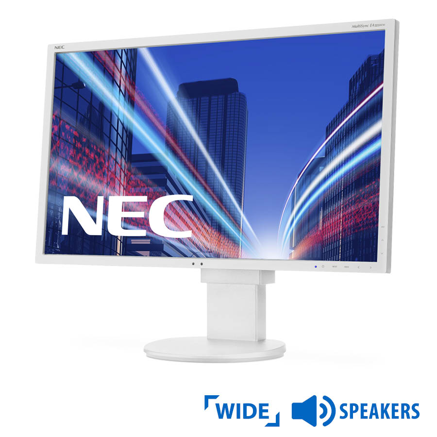 Used Monitor EA223Wx TFT/ NEC/ 22"/ 1680x1050/ Wide/ White/ w/ Speakers/ D-SUB & DVI-D & DP & USB HUB | eLabstore.gr Used Monitor EA223Wx TFT/NEC/22"/1680x1050/Wide/White/w/Speakers/D-SUB & DVI-D & DP & USB HUB | Refurbished | elabstore.gr