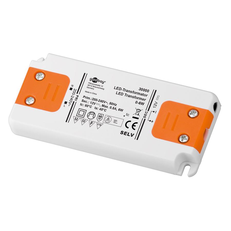 GOOBAY μετασχηματιστής LED 30000, 12V, 6W, IP20 | eLabstore.gr GOOBAY μετασχηματιστής LED 30000, 12V, 6W, IP20 | Φωτισμός | elabstore.gr