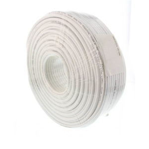 Καλώδιο ομοαξωνικό 100m, 6.5mm, CX-015LC, 75R λευκό Well RG6-CCS/AL-100-CHR | Ήχου & Εικόνας | elabstore.gr