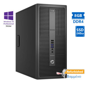 HP 600G2 Tower i5-6500/8GB DDR4/240GB SSD/DVD/10P Grade A+ Refurbished PC | Refurbished | elabstore.gr