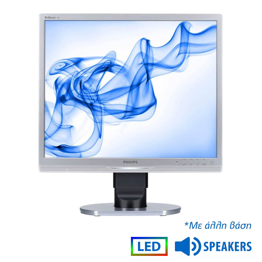 Used Monitor 19Bx LED/ Philips/ 19"/ 1280x1024/ Silver/ Black/ Other Stand/ w/ Speakers/ D-SUB & DVI-D | eLabstore.gr Used Monitor 19Bx LED/Philips/19"/1280x1024/Silver/Black/Other Stand/w/Speakers/D-SUB & DVI-D | Refurbished | elabstore.gr