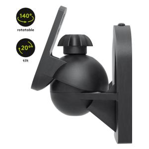 GOOBAY επιτοίχια βάση ηχείων 49393, έως 3.5kg, μαύρο | eLabstore.gr GOOBAY επιτοίχια βάση ηχείων 49393, έως 3.5kg, μαύρο | Εικόνα & Ήχος | elabstore.gr
