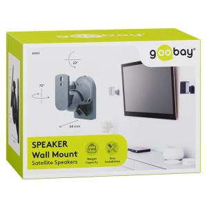 GOOBAY επιτοίχια βάση ηχείων 49393, έως 3.5kg, μαύρο | eLabstore.gr GOOBAY επιτοίχια βάση ηχείων 49393, έως 3.5kg, μαύρο | eLabstore.gr