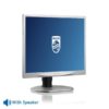 Used Monitor 19B TFT/Philips/19"/1280x1024/Silver/Black/w/Speakers /Grade B/D-SUB & DVI-D | Refurbished | elabstore.gr
