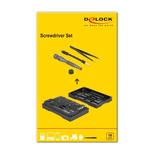 DELOCK σετ κατσαβιδιών ακριβείας 64127, 106τμχ | eLabstore.gr DELOCK σετ κατσαβιδιών ακριβείας 64127, 106τμχ | Εργαλεία | elabstore.gr
