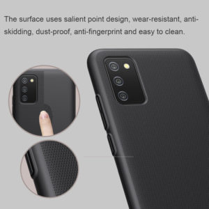 NILLKIN θήκη Super Frosted Shield για Samsung A025G/M/F/A02s, μαύρη | Αξεσουάρ κινητών | elabstore.gr