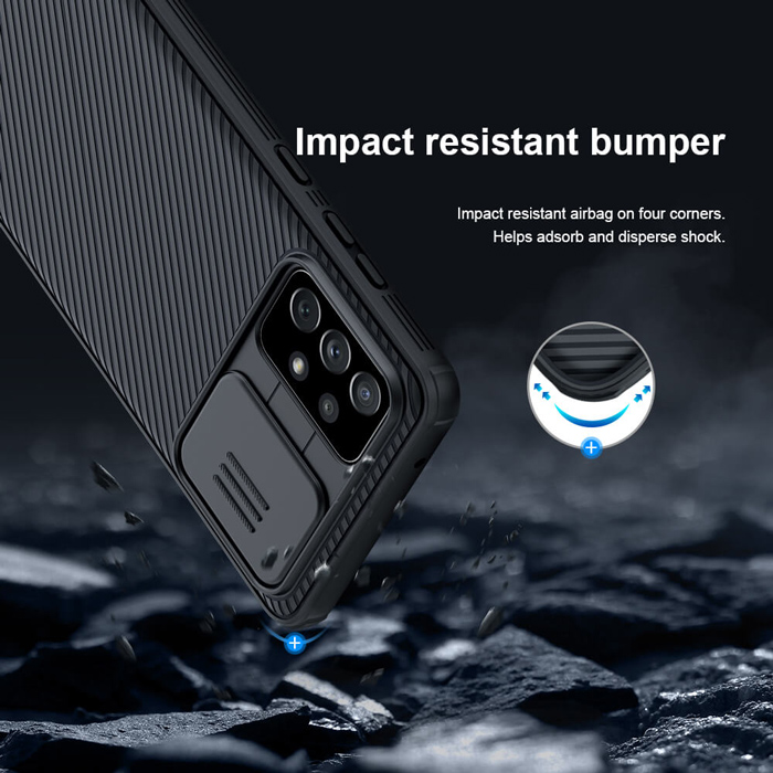 NILLKIN θήκη CamShield Pro για Samsung Galaxy A72 4G/5G, μαύρη | eLabstore.gr NILLKIN θήκη CamShield Pro για Samsung Galaxy A72 4G/5G, μαύρη | Αξεσουάρ κινητών | elabstore.gr