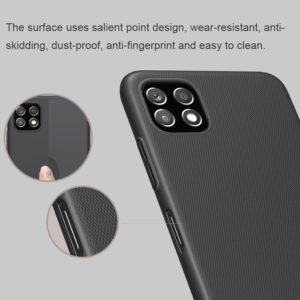 NILLKIN θήκη Super Frosted Shield για Samsung Galaxy A22 5G, μαύρη | Αξεσουάρ κινητών | elabstore.gr