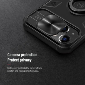 NILLKIN θήκη CamShield Armor για Apple iPhone 13, μαύρη | Αξεσουάρ κινητών | elabstore.gr