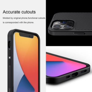 NILLKIN θήκη Synthetic Fiber για Apple iPhone 13 Pro, μαύρη | Αξεσουάρ κινητών | elabstore.gr