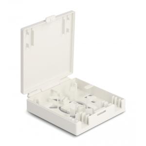 DELOCK κυτίο σύνδεσης οπτικών ινών 87139 τοίχου, 2x SC Simplex/LC Dublex | Εργαλεία | elabstore.gr