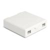 DELOCK κυτίο σύνδεσης οπτικών ινών 87139 τοίχου, 2x SC Simplex/LC Dublex | Εργαλεία | elabstore.gr